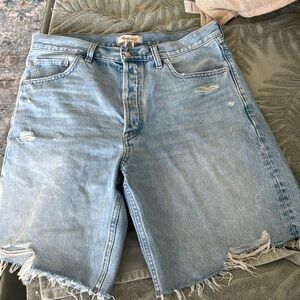 Madewell long baggy shorts